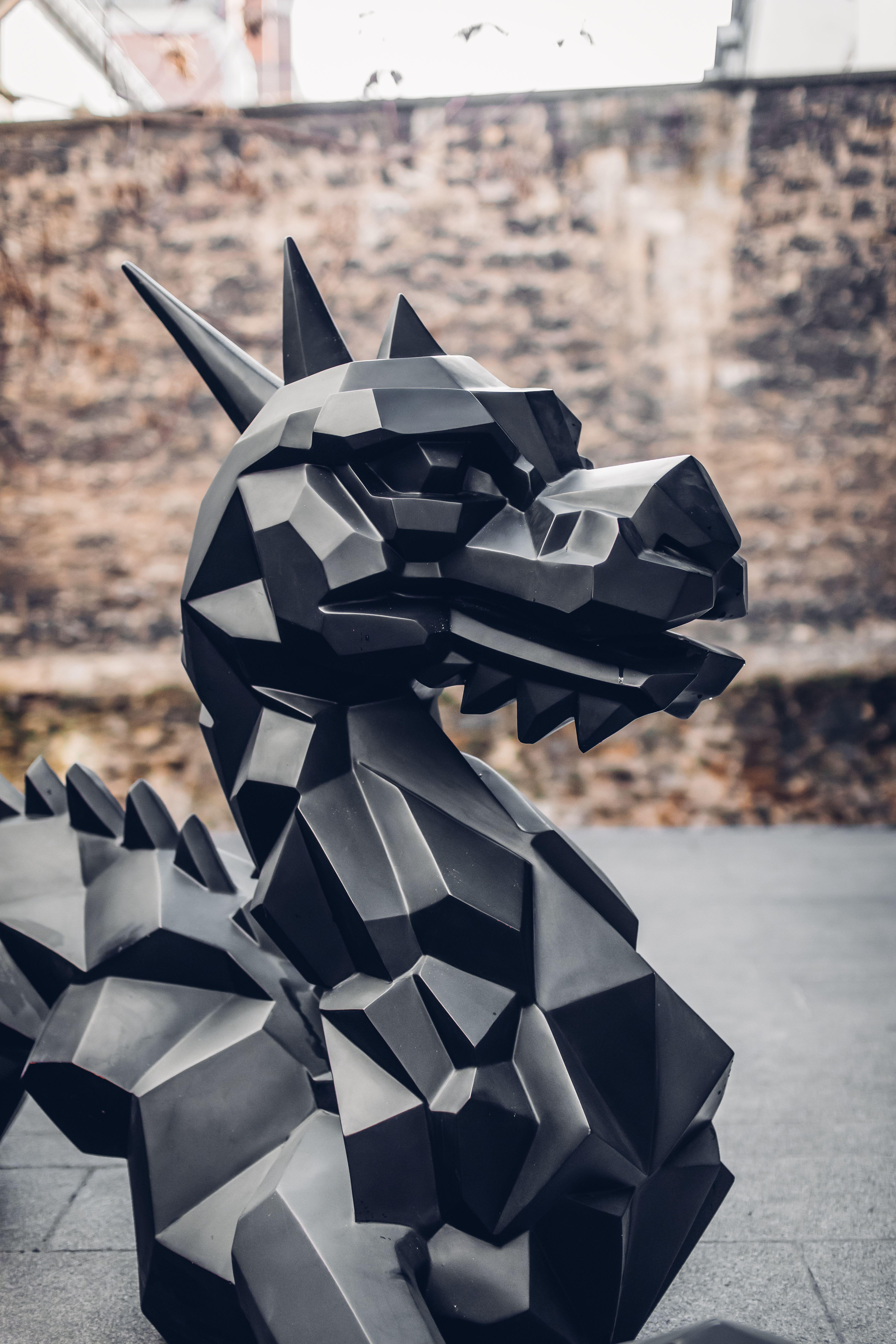Dragon, Matt Black, Richard Orlinski in vendita 1