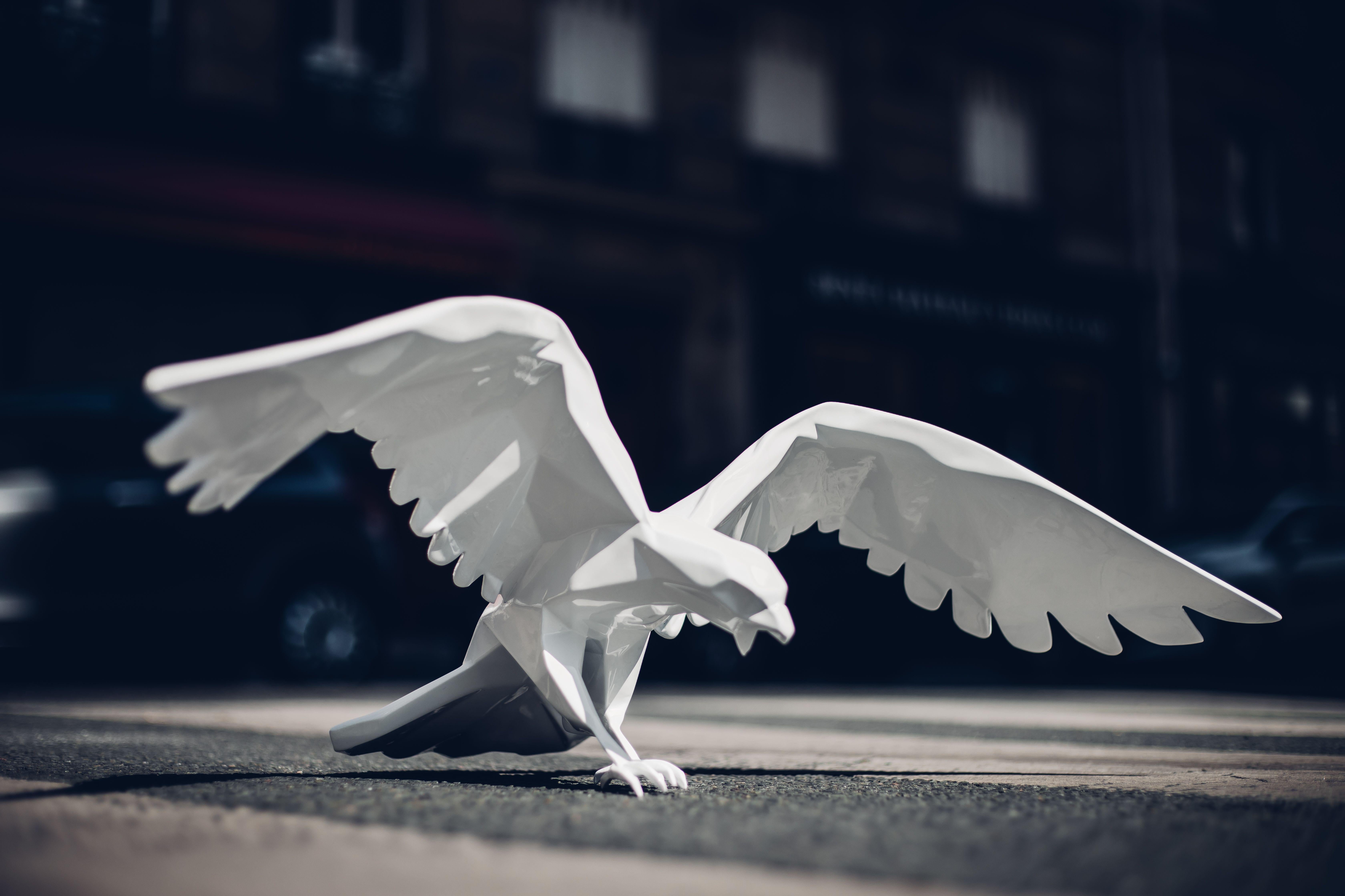 Falcon - Sculpture by Richard Orlinski