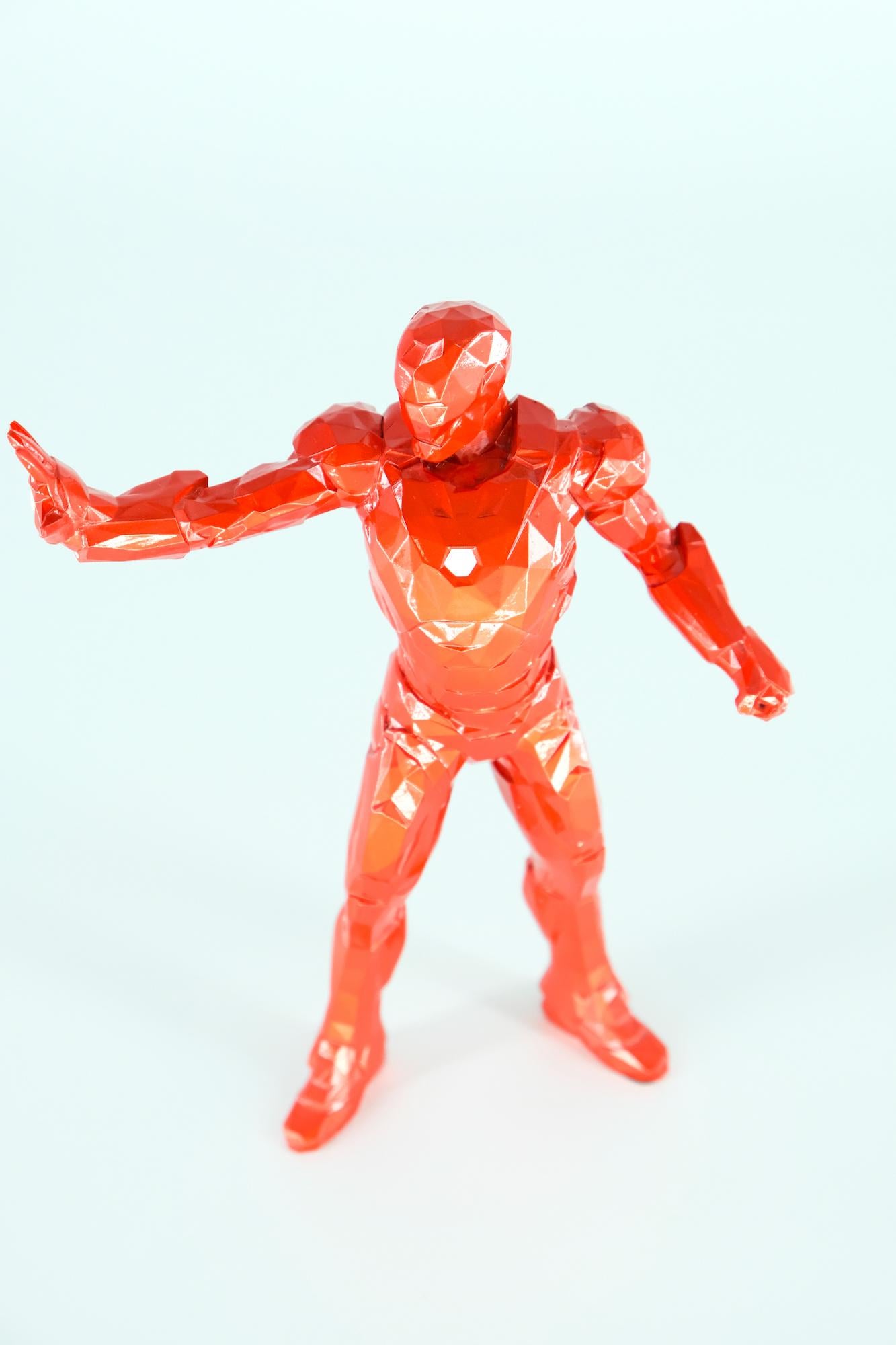 Richard Orlinski Figurative Sculpture - Iron-Man (Disneyland Paris Limited edition) - Sculpture