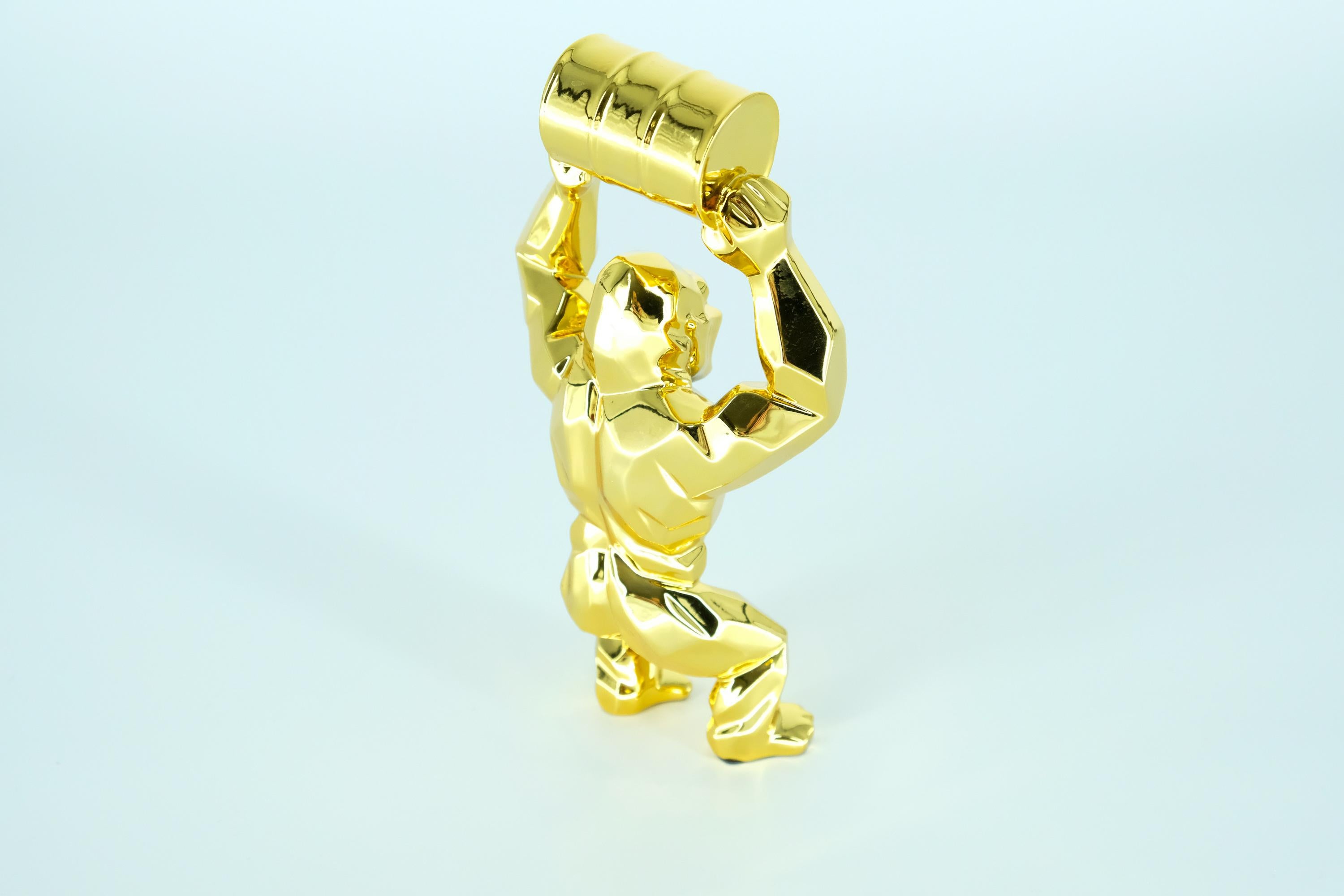 Kong Oil (Gold edition) - Sculpture  3