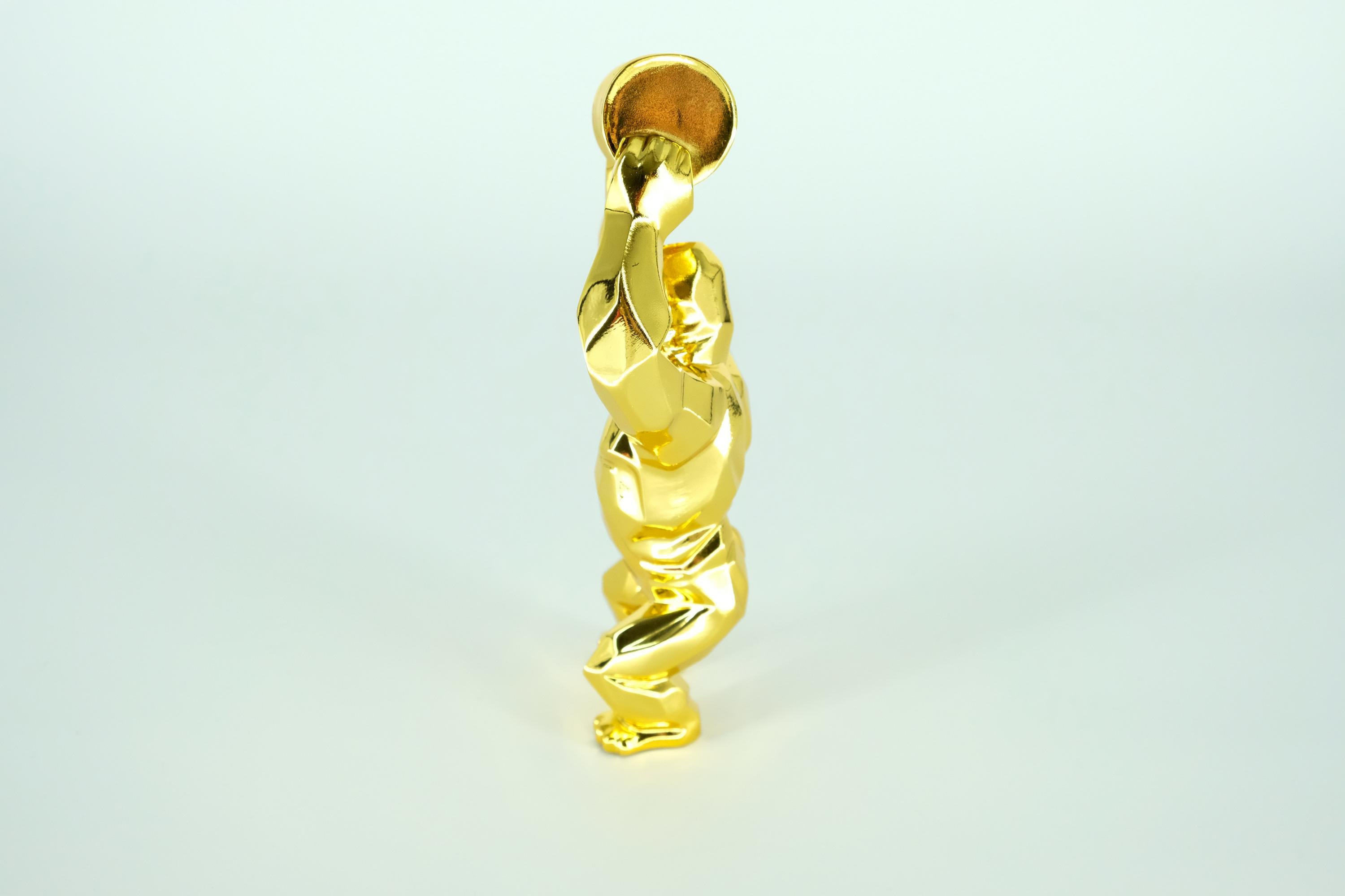 Kong Oil Spirit (Edición de oro) - Escultura en caja original con coa del artista 1