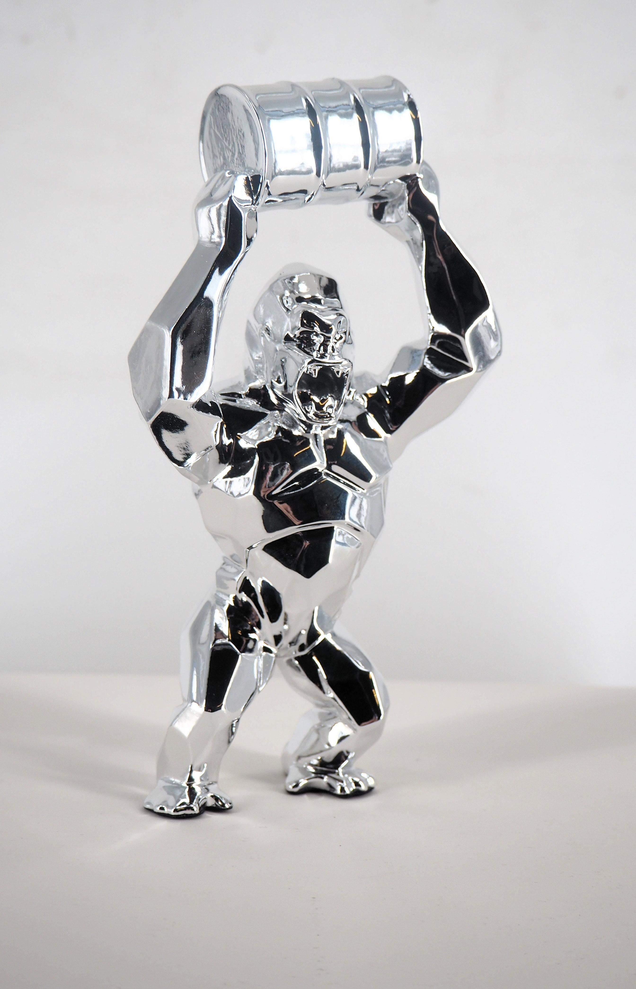 Huile de Kong (édition argentée) - Sculpture 1
