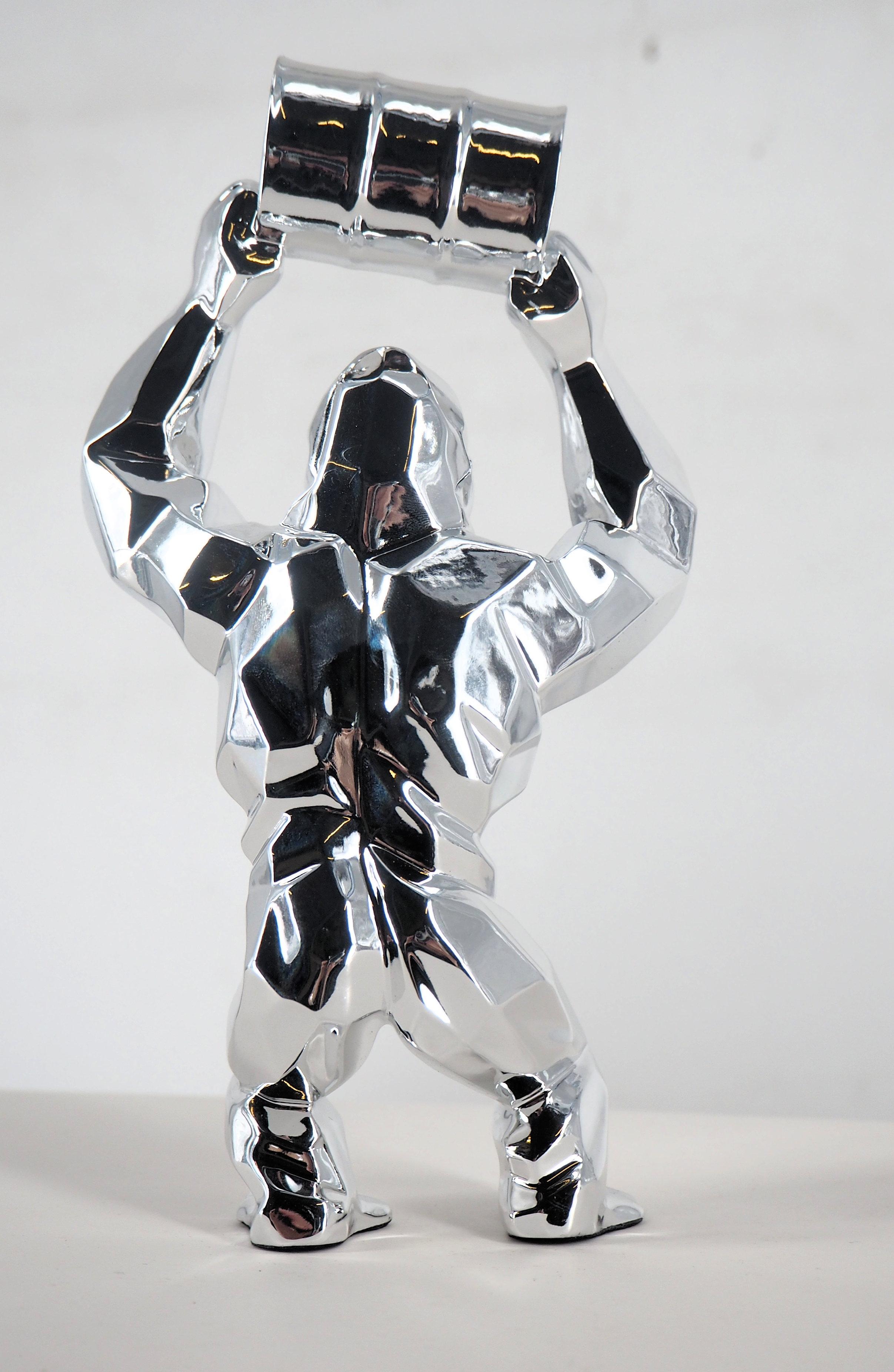 Huile de Kong (édition argentée) - Sculpture 3