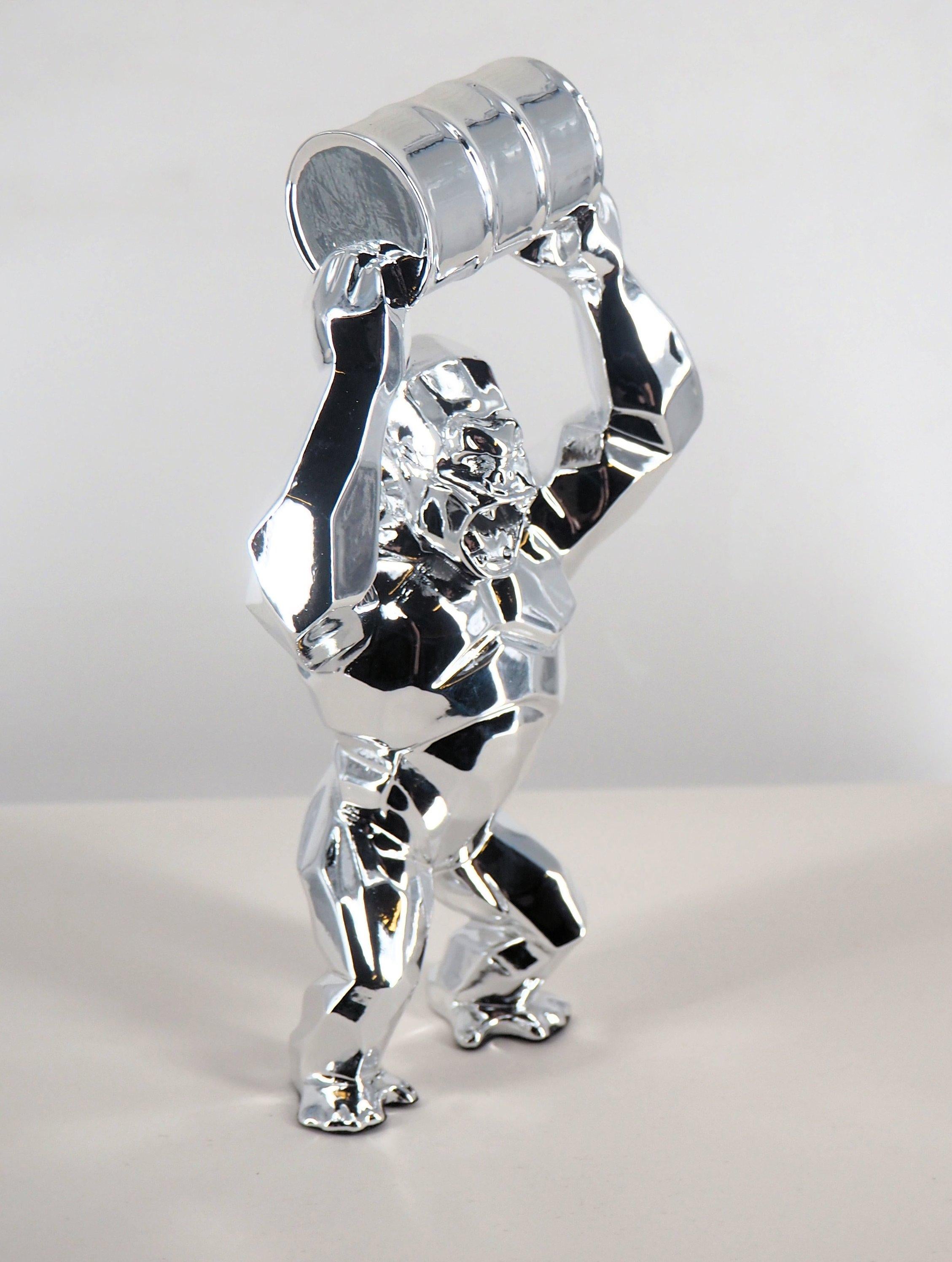 Kong Oil  (Silver) - Sculpture 1