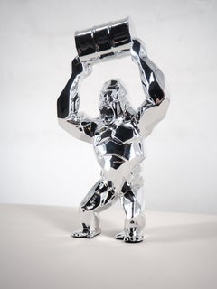 Kong Oil  (Silver) - Sculpture