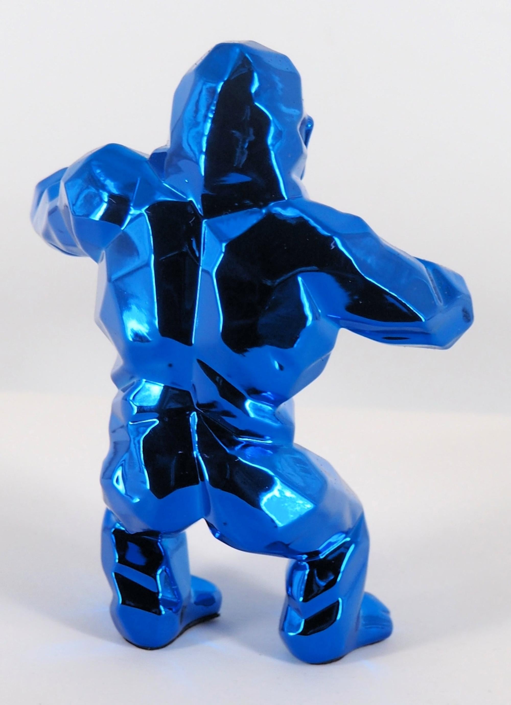 Kong Spirit (Blue edition) - Sculpture in original box with artist certificate For Sale 4