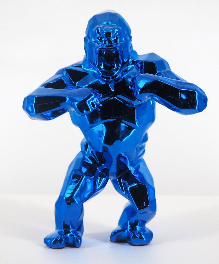 Richard Orlinski - Kong Spirit (Blue edition) - Sculpture For Sale at  1stDibs