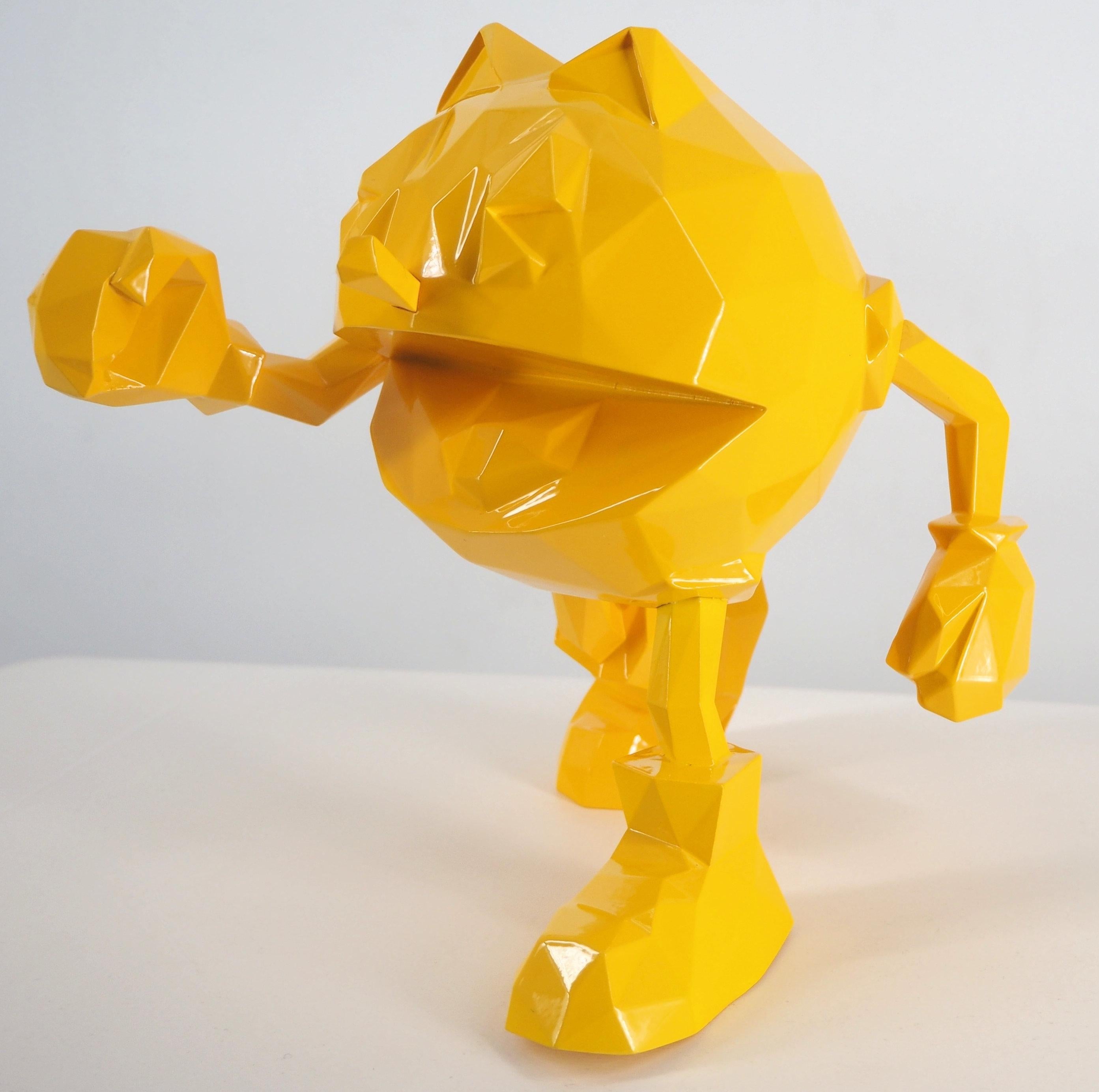 Pac-Man (édition jaune) - Sculpture  en vente 1