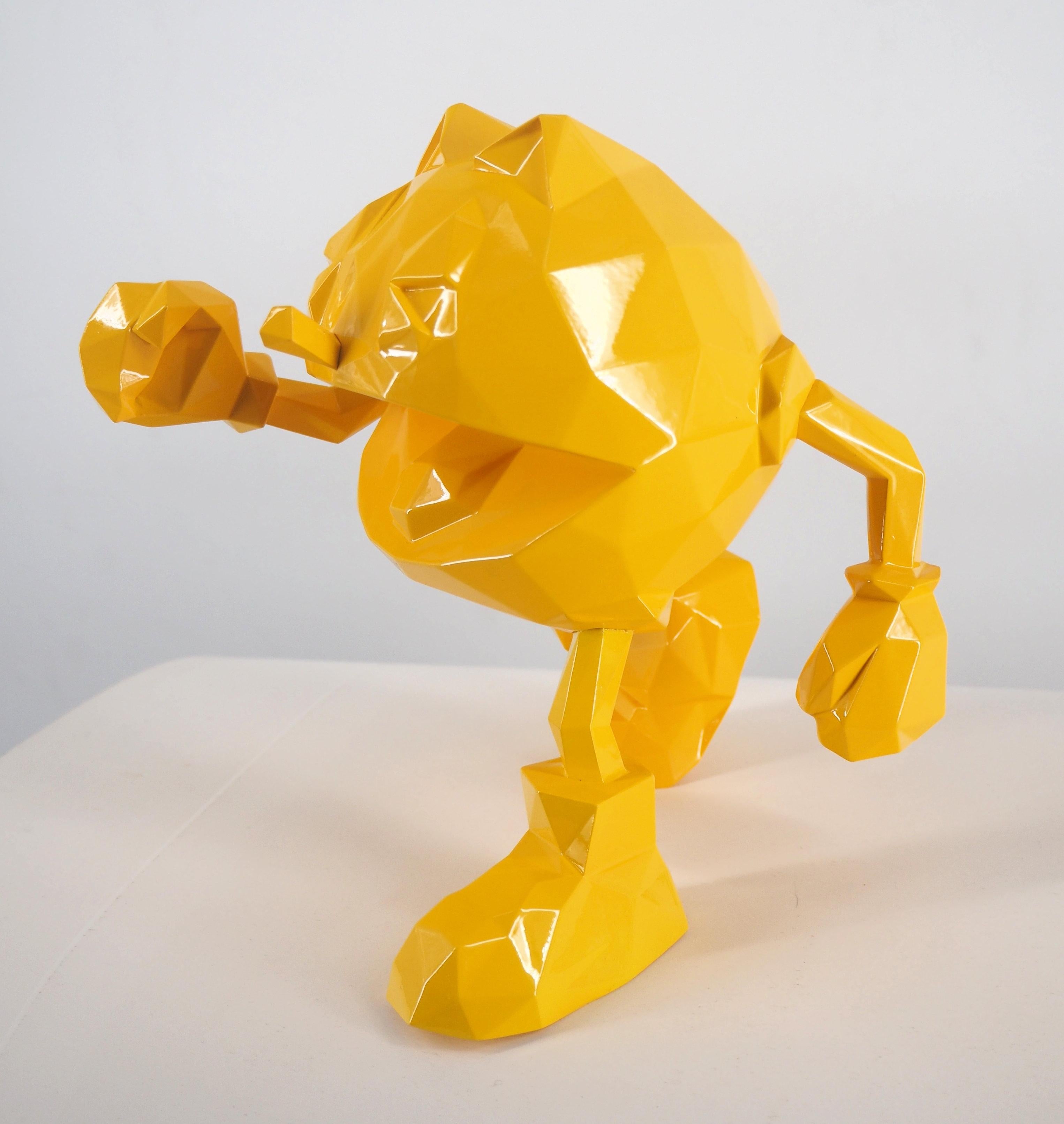 Pac-Man (édition jaune) - Sculpture  en vente 4