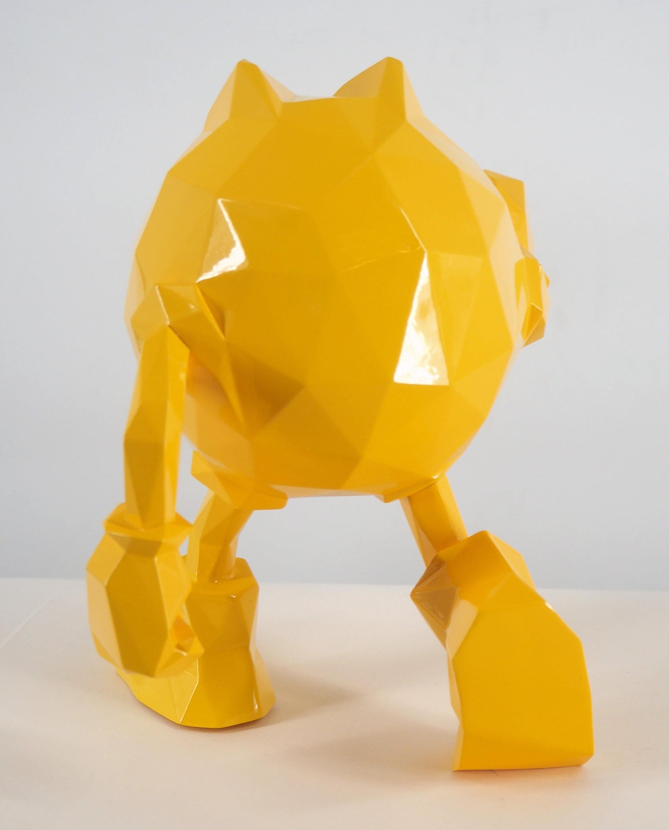 Pac-Man (édition jaune) - Sculpture  en vente 5