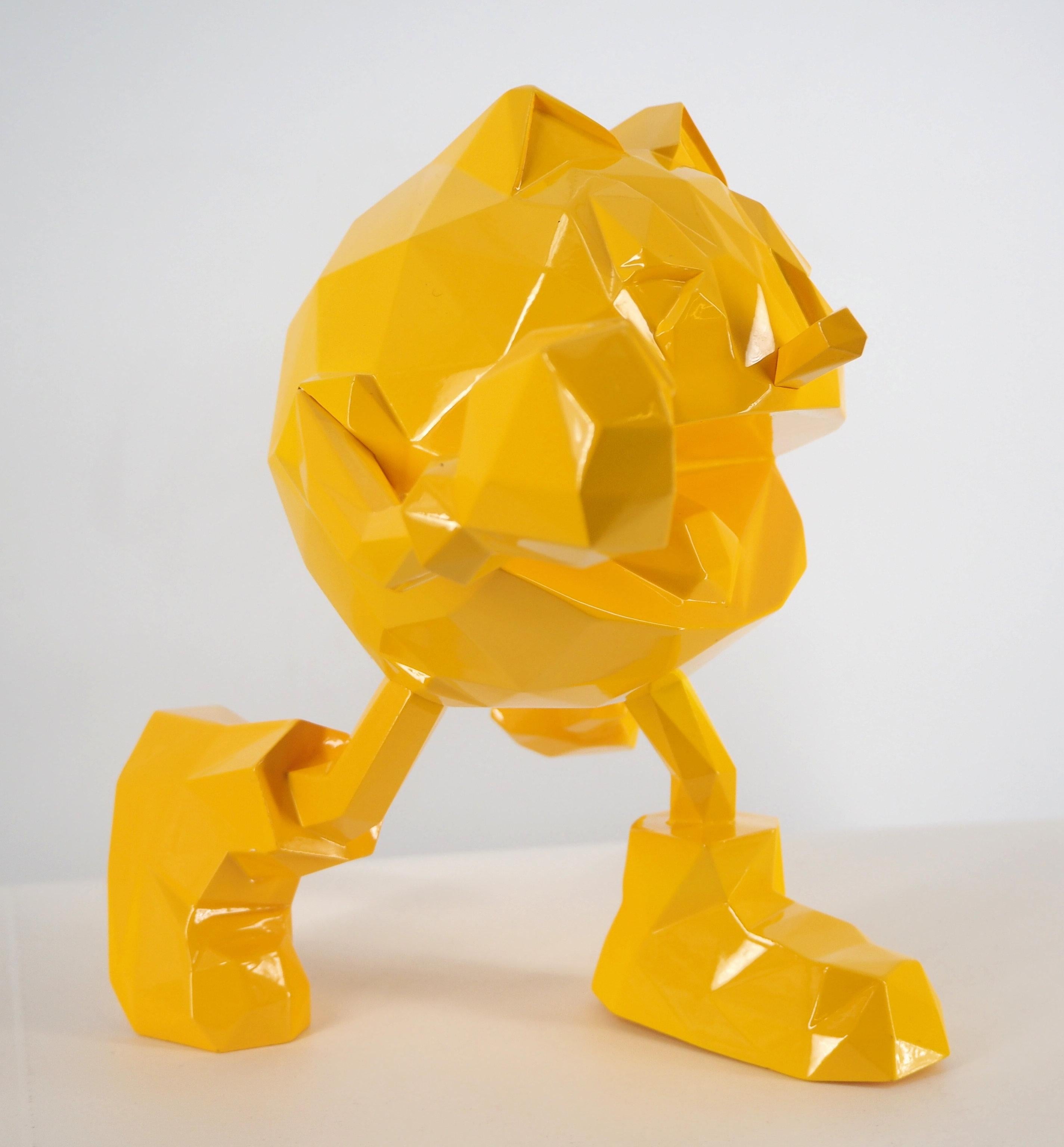 Pac-man (Yellow Edition) - Sculpture in original box with artist coa For Sale 5