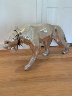 "Panther" Scultura in alluminio da 60" x 28" x 14" pollici di Richard Orlinski