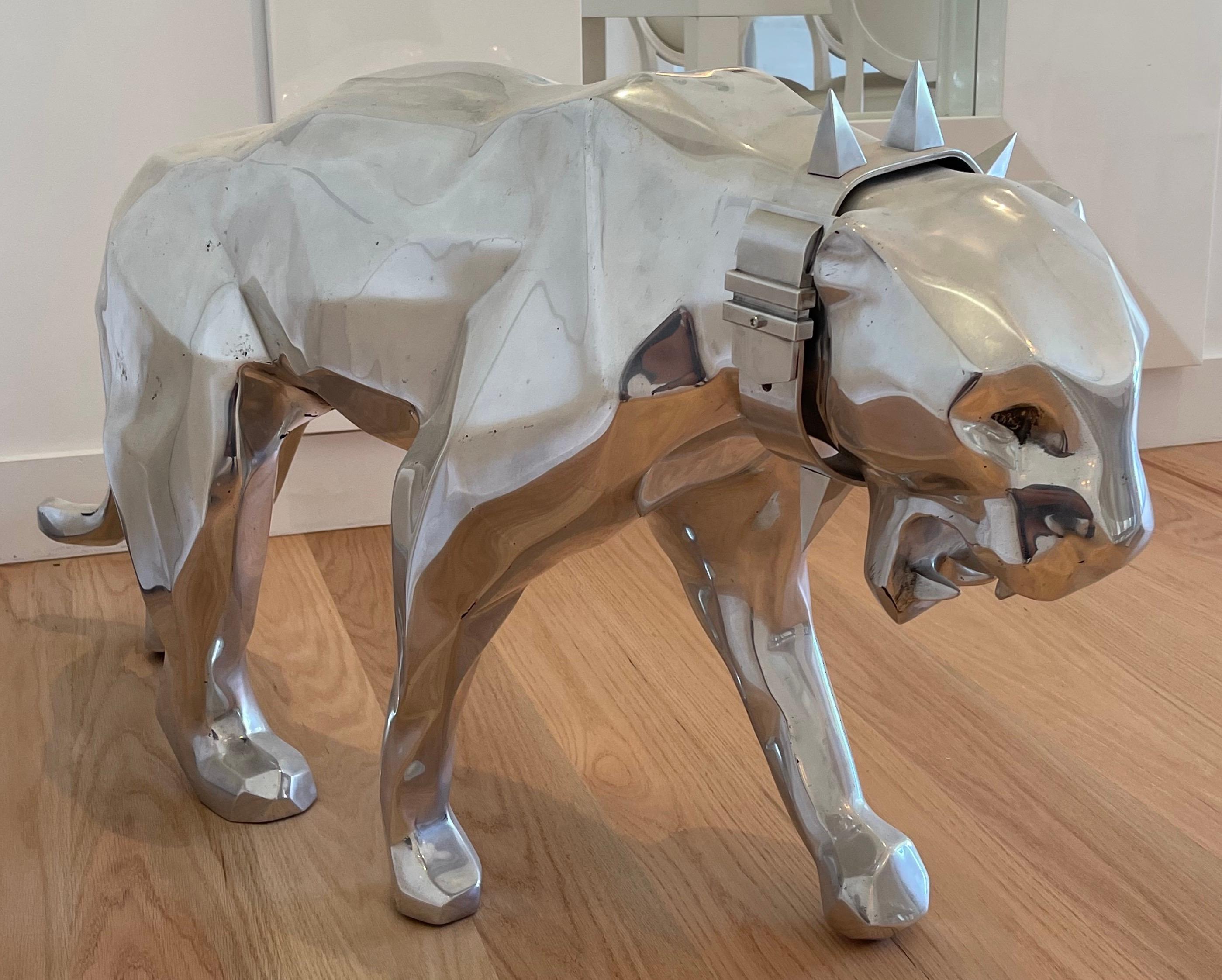 „Panther““ Aluminium-Skulptur, 60 Zoll x 28 Zoll x 14 Zoll, von Richard Orlinski