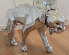"Panther" Aluminum sculpture 60" x 28" x 14" inch by Richard Orlinski