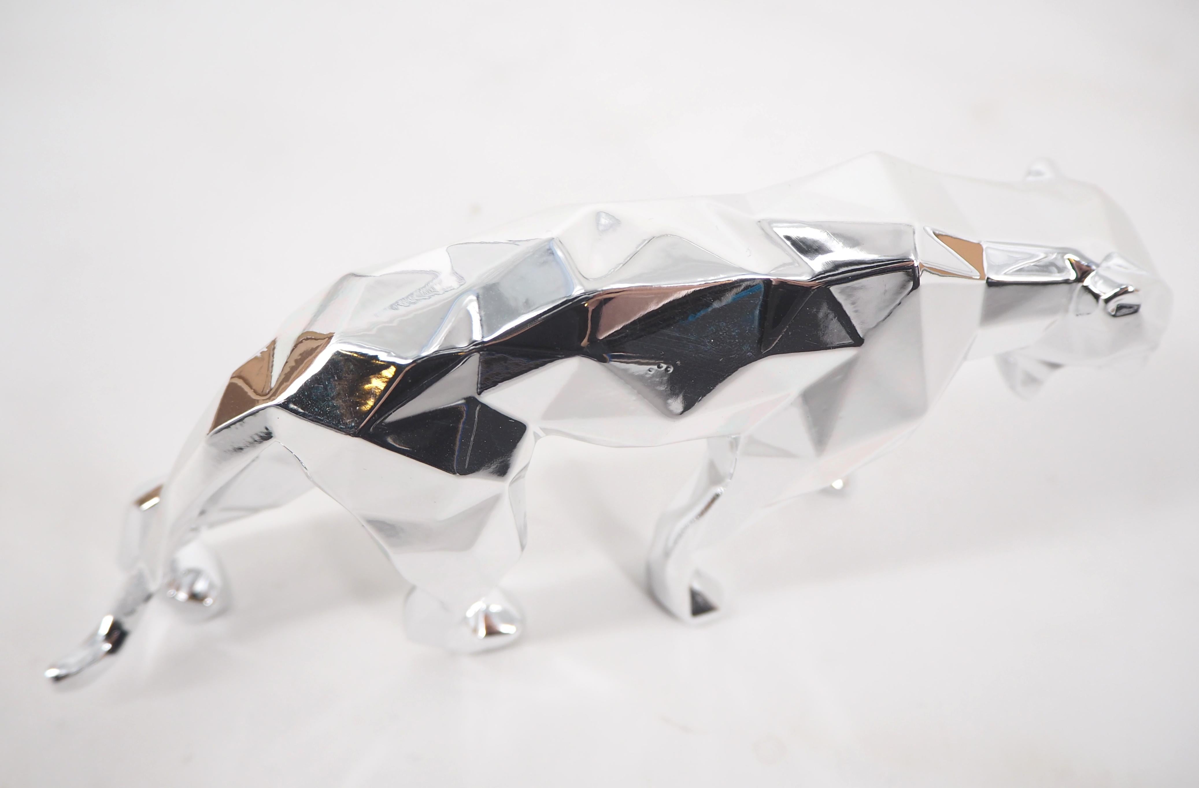 Panther Spirit (Silver edition) - Sculpture 5