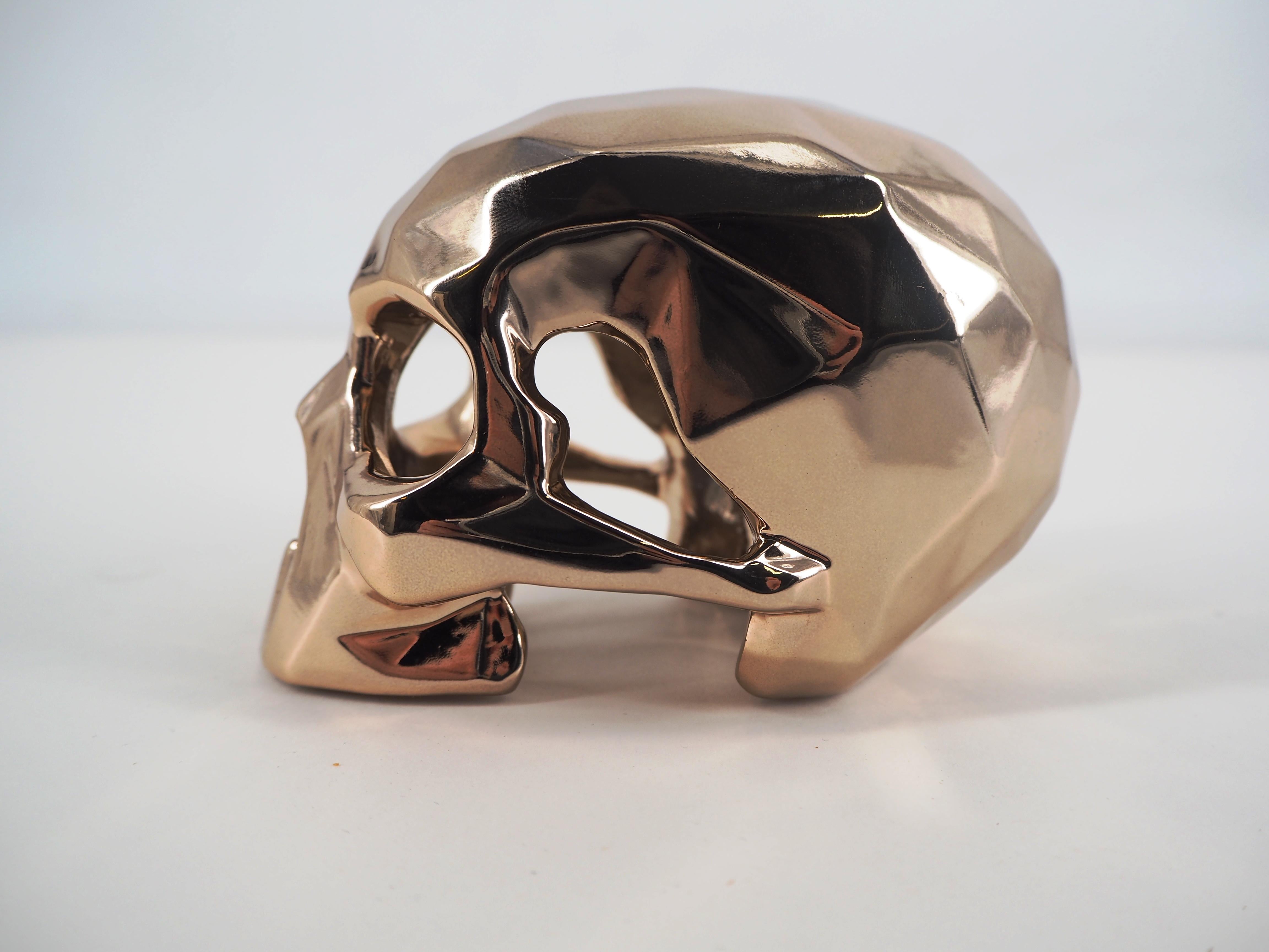 SKULL Spirit (Edición pistola) - Escultura en caja original con certificado de artista 1