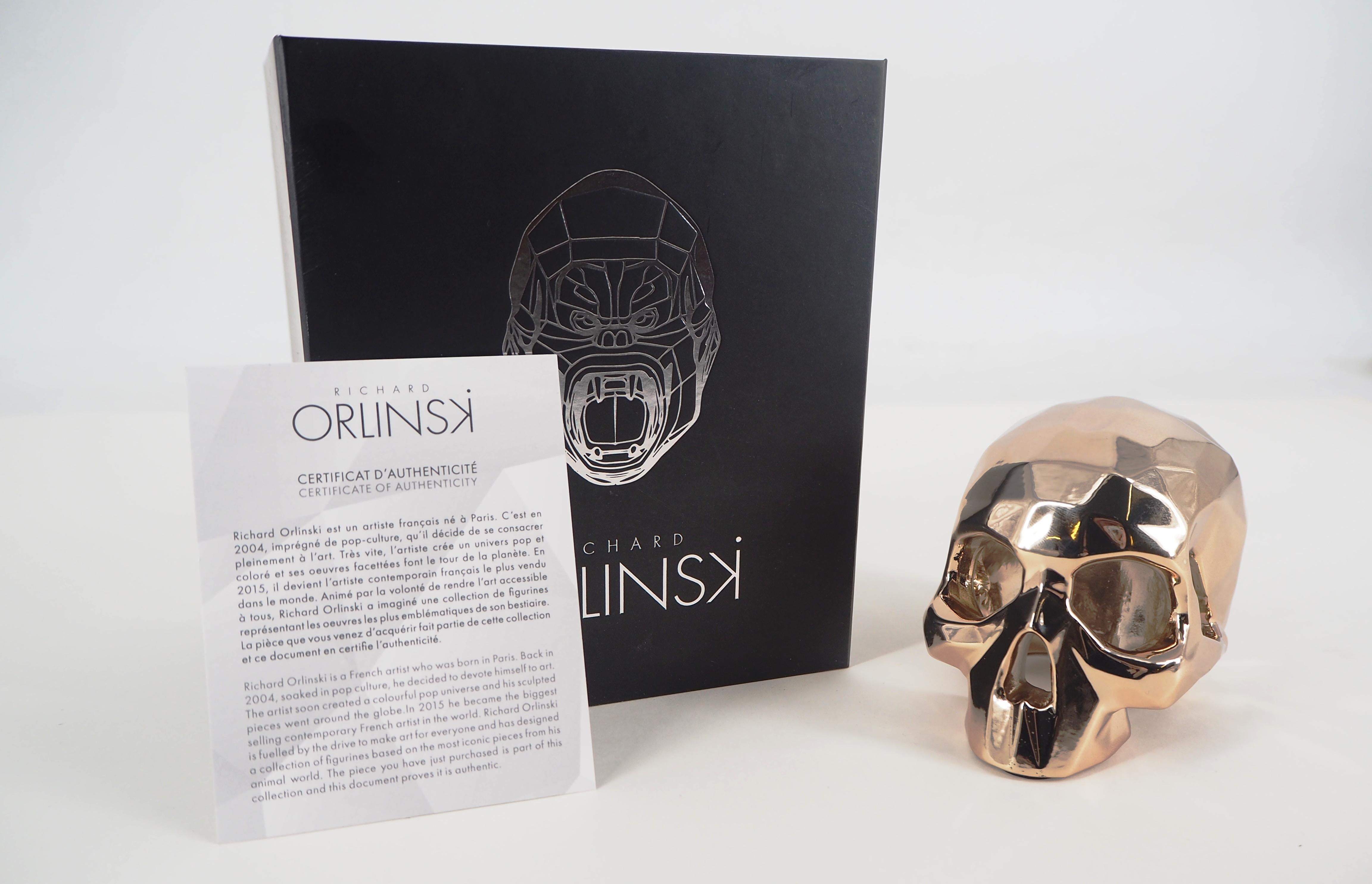 Richard ORLINSKI
SKULL Spirit (Gun Edition)

Sculpture in resin
Gun edition
About 9 x 12 cm (c. 3.5 x 4.7 in)
Presented in original box with certificate

Excellent condition