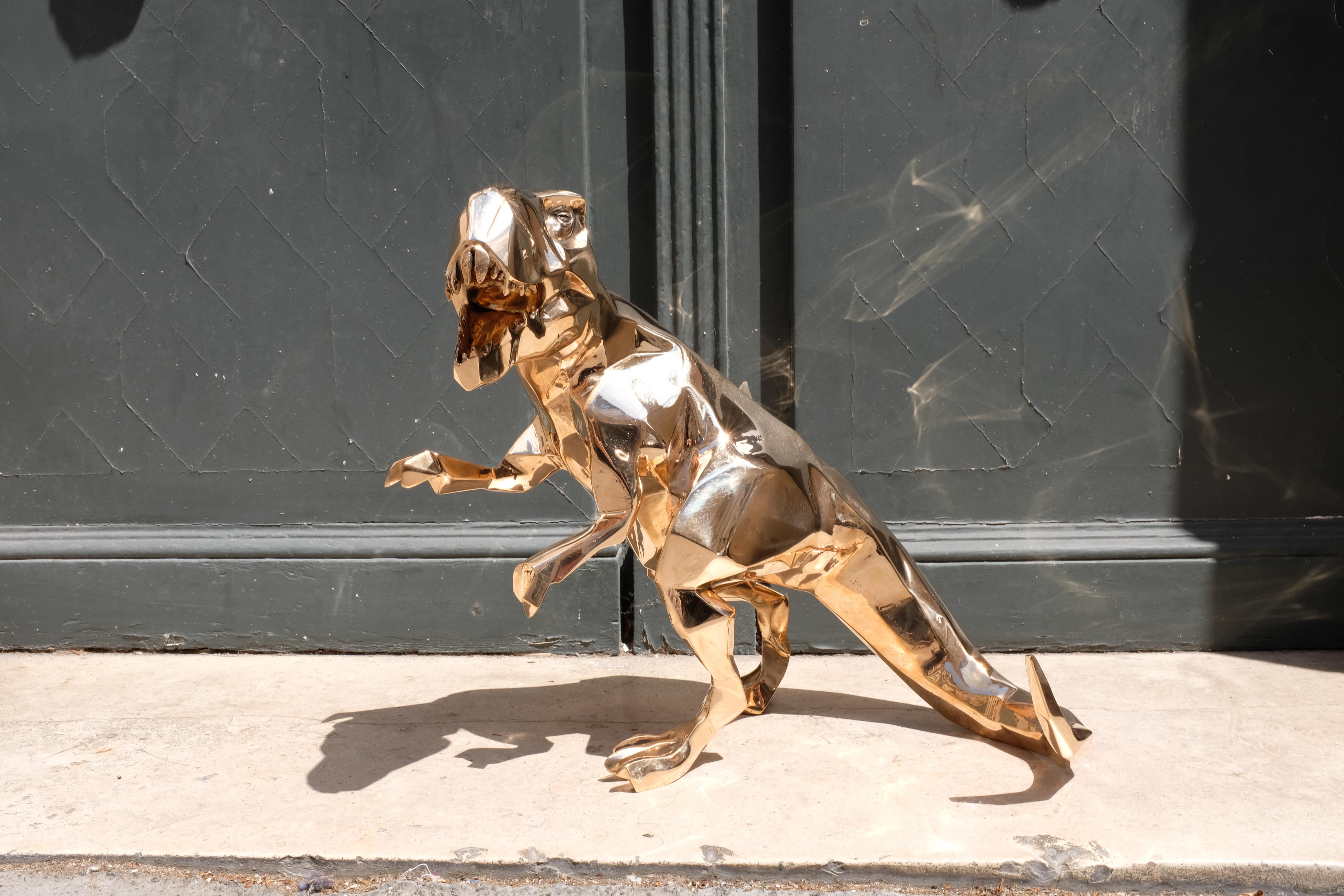 T-Rex - Sculpture by Richard Orlinski