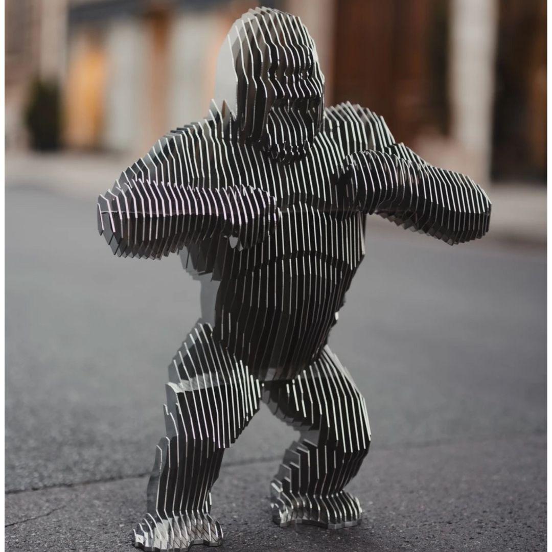 Wild Kong - Pop Art Sculpture by Richard Orlinski