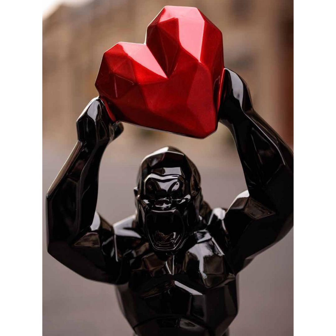 Wild Kong Love, Black and red, Richard Orlinski For Sale 2