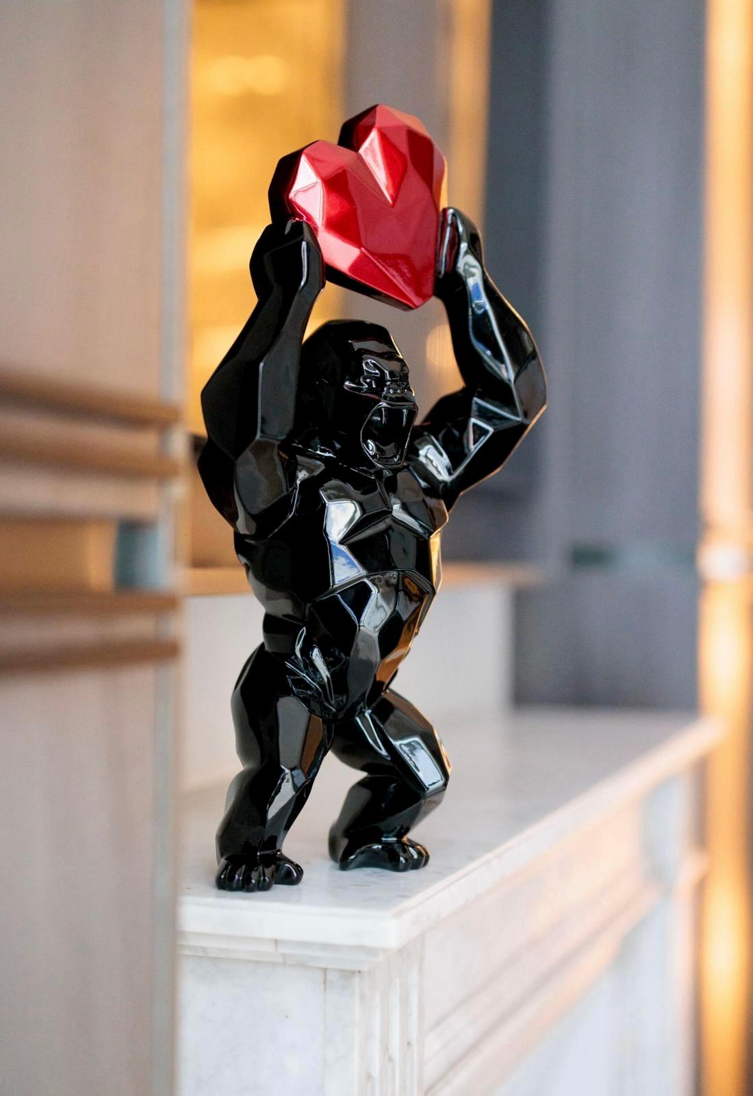 Wild Kong Love, Black and red, Richard Orlinski For Sale 5