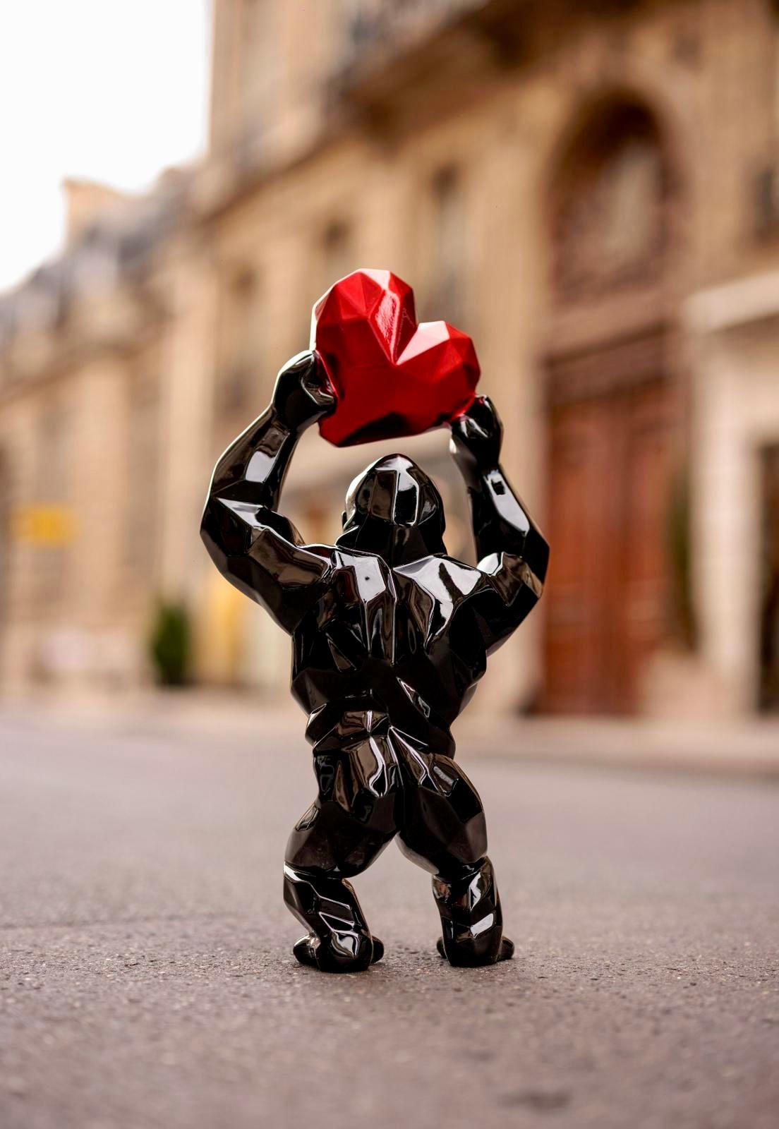 Wild Kong Love, Black and red, Richard Orlinski For Sale 6