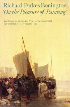 Richard Parkes Bonington 'On the Pleasure of Painting' 1991- Offset Lithograph