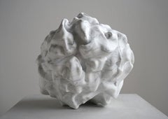 Ghost By Richard Perry - Abstract sculpture, organic forms, Carrara marble