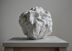 Ghost By Richard Perry - Abstract sculpture, organic forms, Carrara marble 