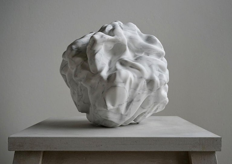 Sharon Brill - Be-formed 4 by Sharon Brill - wall sculpture, porcelain,  white For Sale at 1stDibs