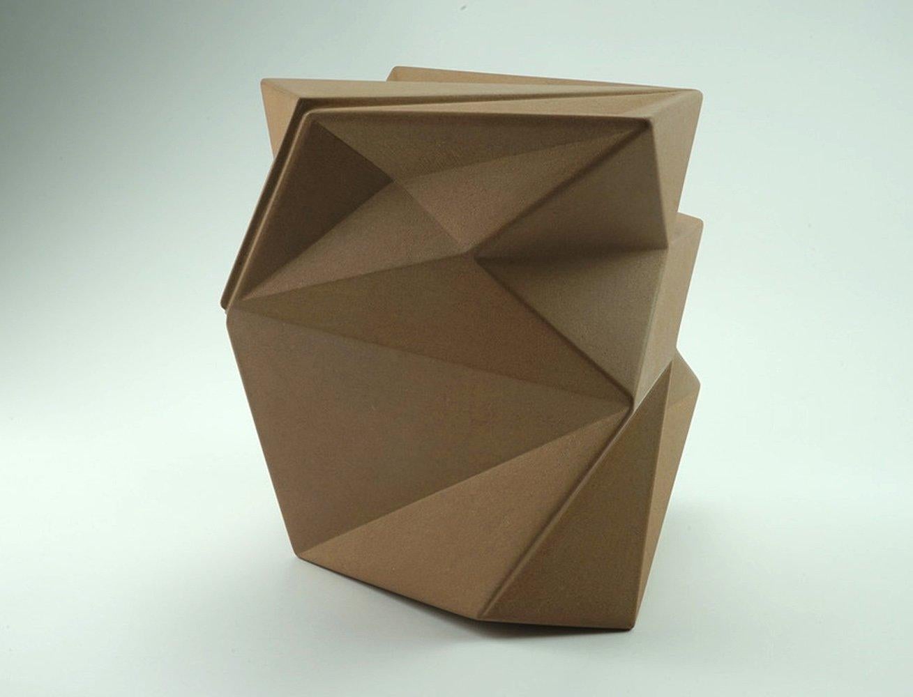 Halley 4 de Richard Perry - Sculpture abstraite, grès, géométrique, équilibre en vente 4