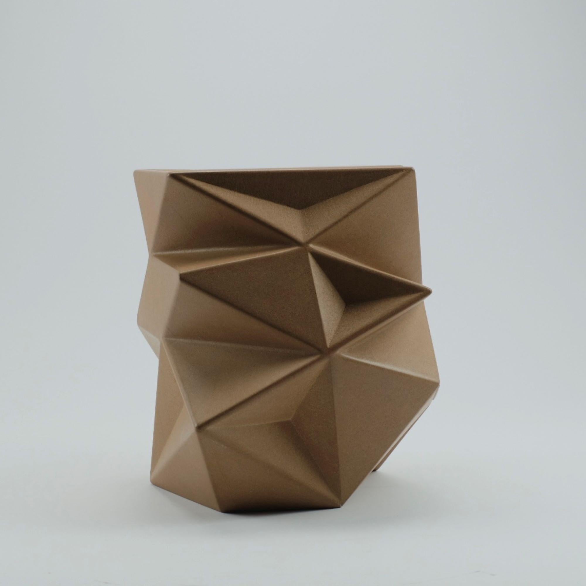 Halley 4 de Richard Perry - Sculpture abstraite, grès, géométrique, équilibre en vente 5