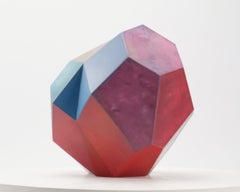 Kora de Richard Perry - Escultura abstracta geométrica, mármol de Carrara