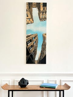 Little Halley 8 by Richard Perry - Geometric abstract sculpture, black colour