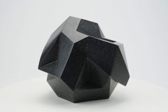 Little Halley 8 by Richard Perry - Geometric abstract sculpture, black colour