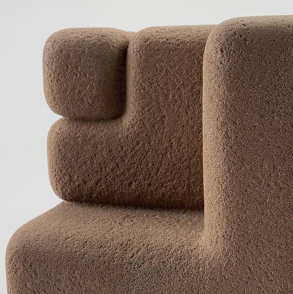 Six sides to a cube by Richard Perry - Abstract geometric sculpture, sandstone For Sale 4