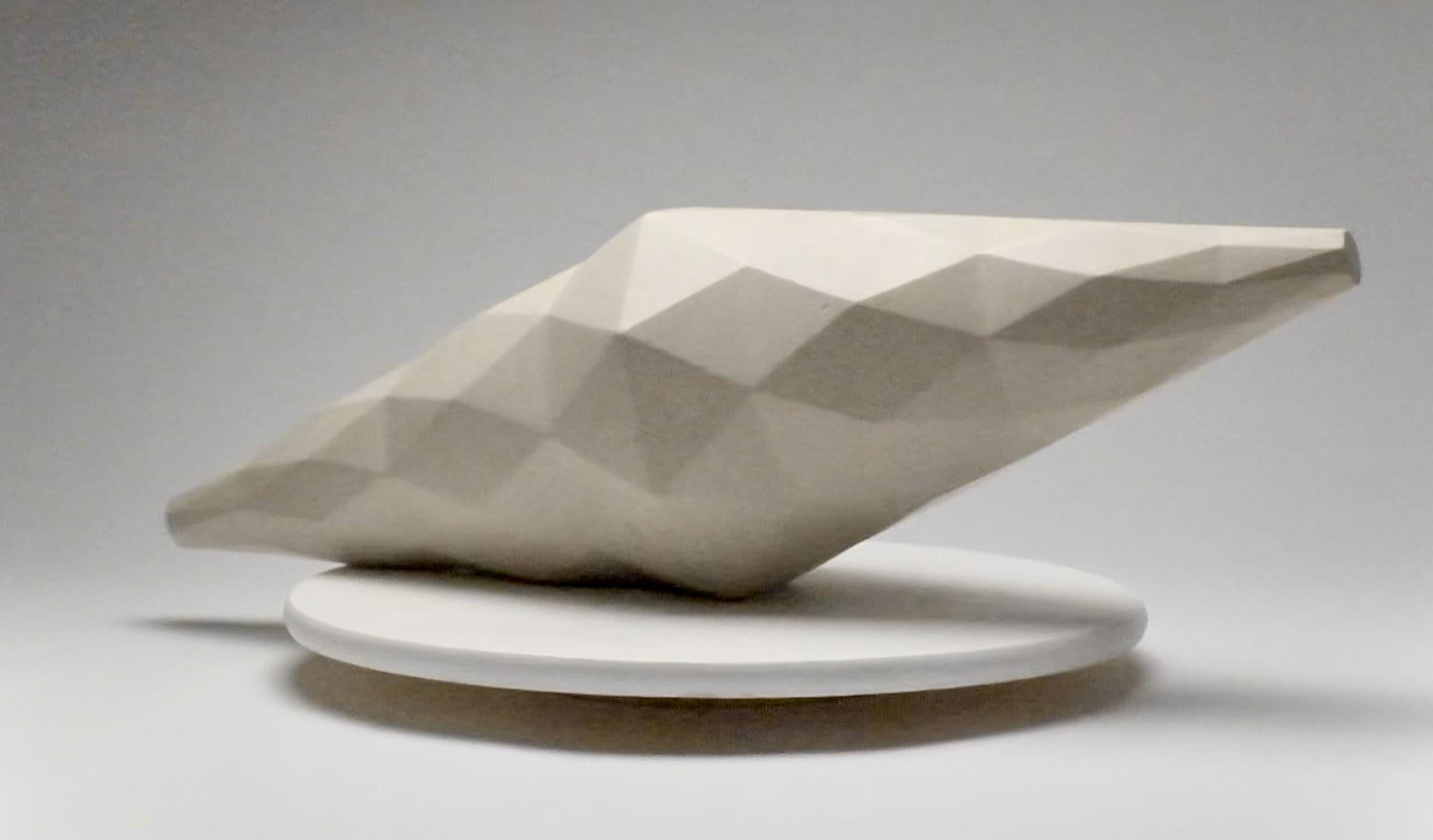 Star 1 by Richard Perry - Geometric abstract sculpture, Portland stone For Sale 9