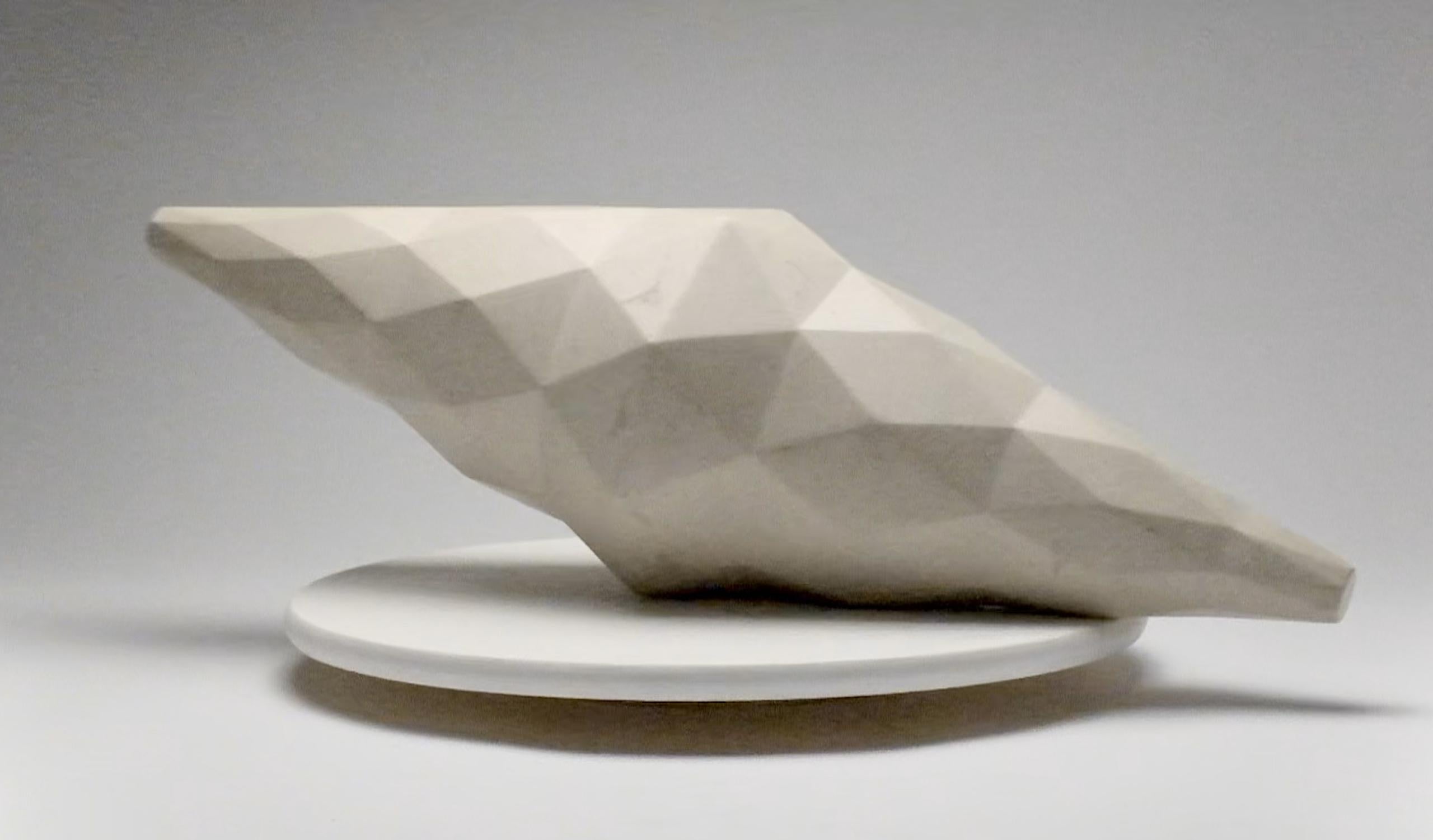 Star 1 by Richard Perry - Geometric abstract sculpture, Portland stone For Sale 10