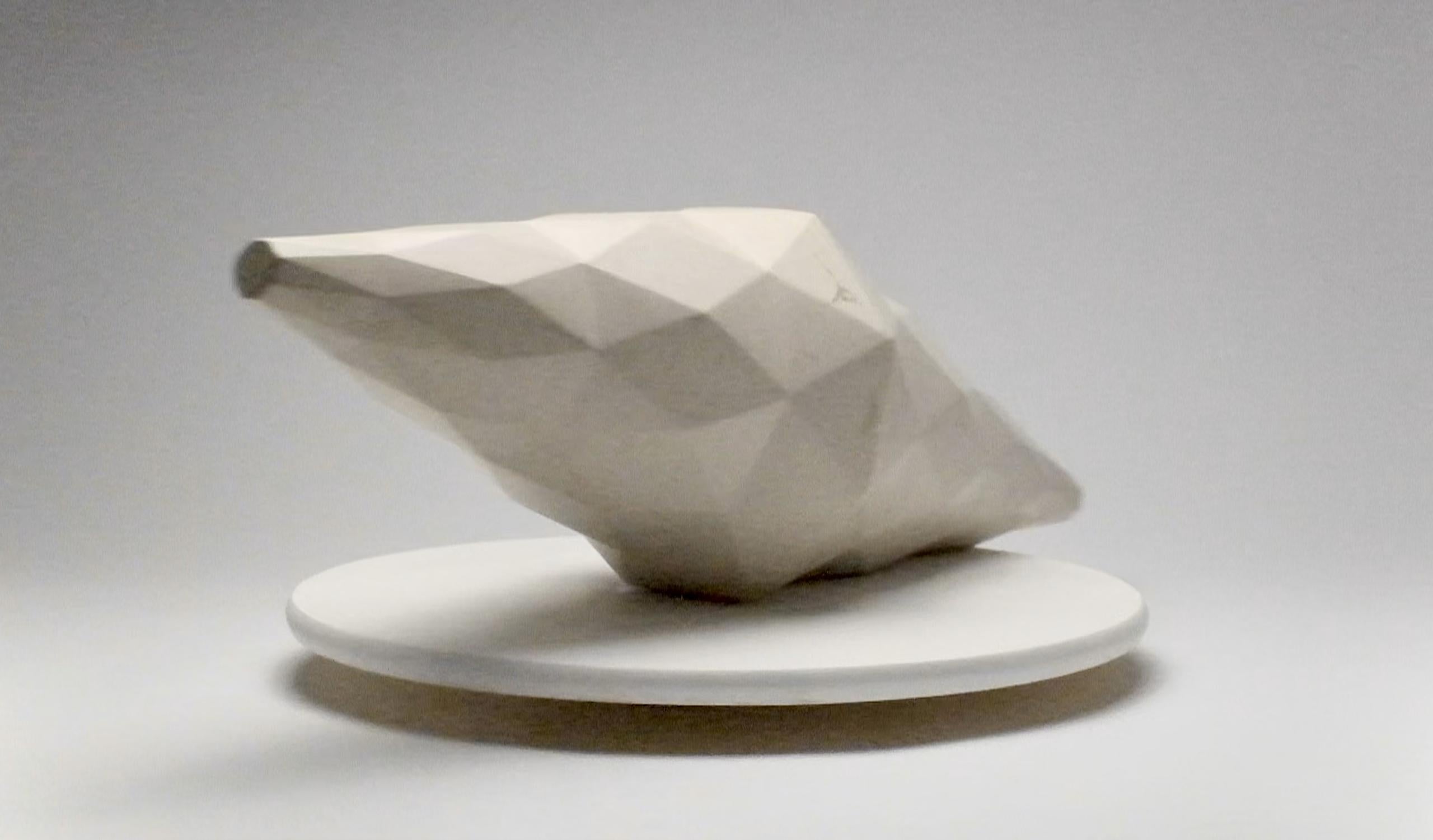 Star 1 by Richard Perry - Geometric abstract sculpture, Portland stone For Sale 6