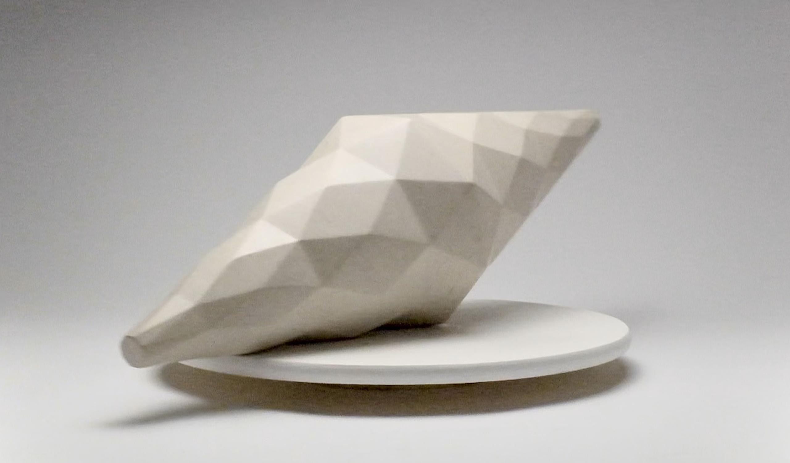 Star 1 by Richard Perry - Geometric abstract sculpture, Portland stone For Sale 8