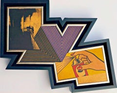The Appropriation piece: Andy Warhol, Frank Stella, Roy Lichtenstein (Unique)