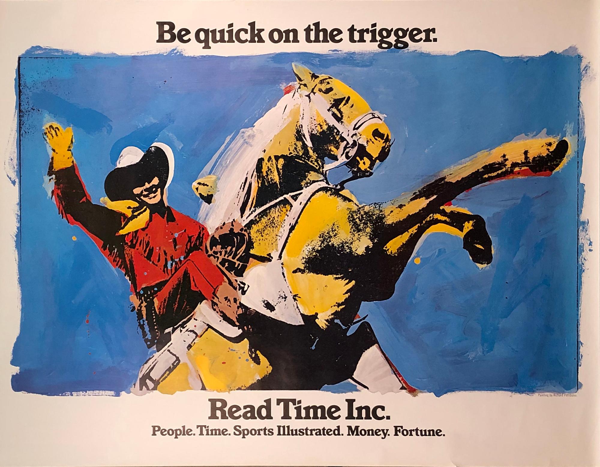 Ein Plakat in Plakatgröße, das 1977 für das TIME Magazine erstellt wurde.