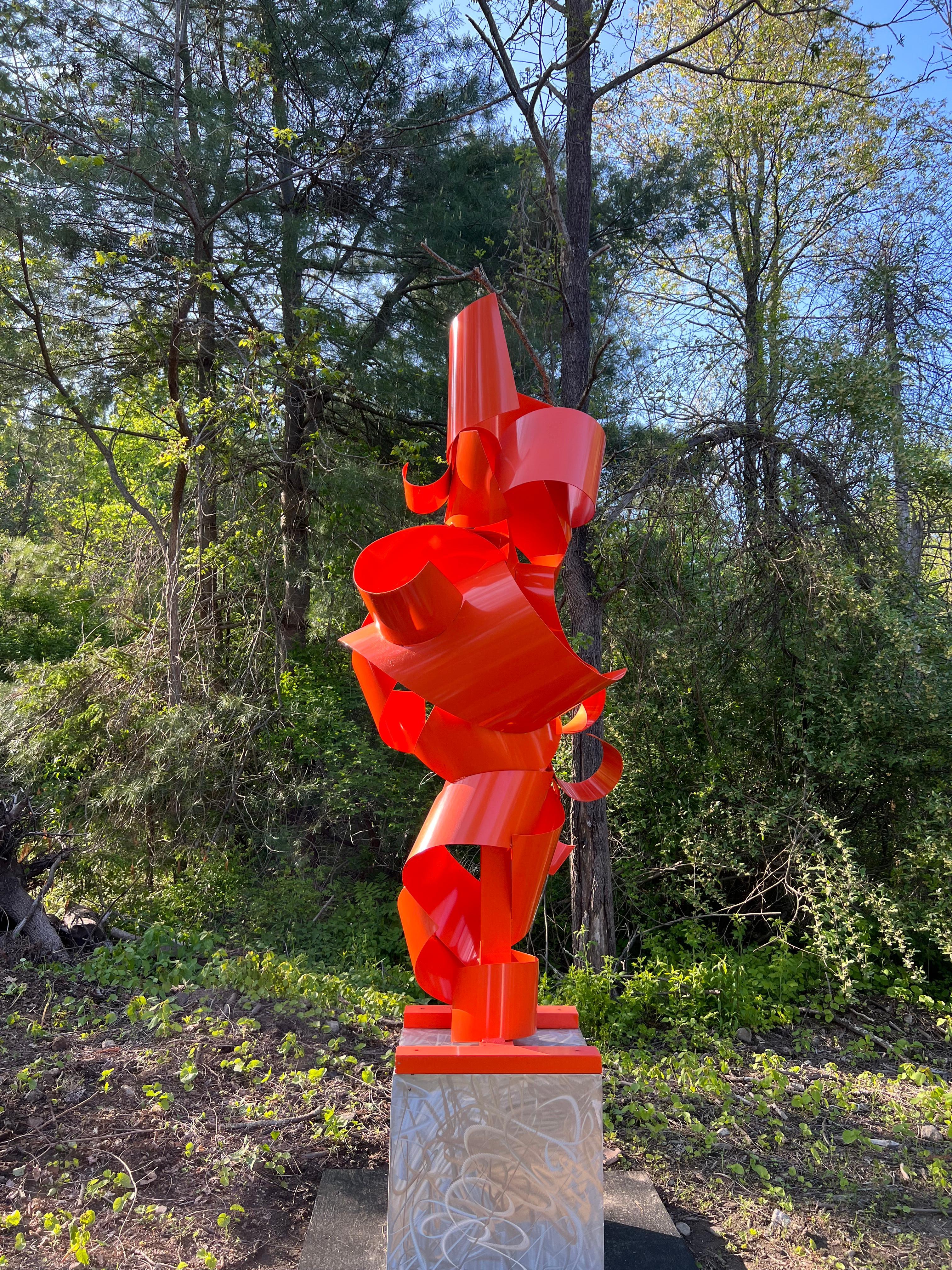 powder coated aluminum - Contemporary Sculpture by Richard Pitts