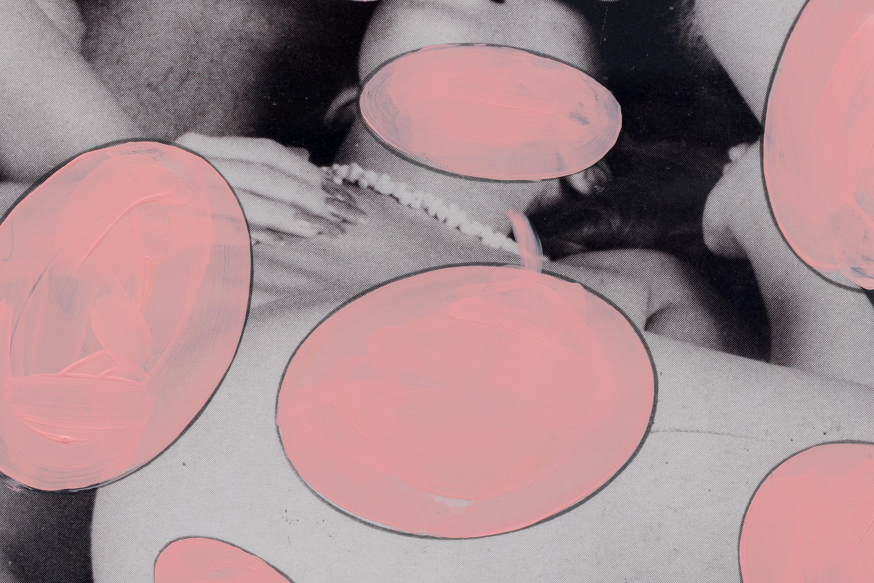 Sin título (Pintura censora rosa) en venta 1