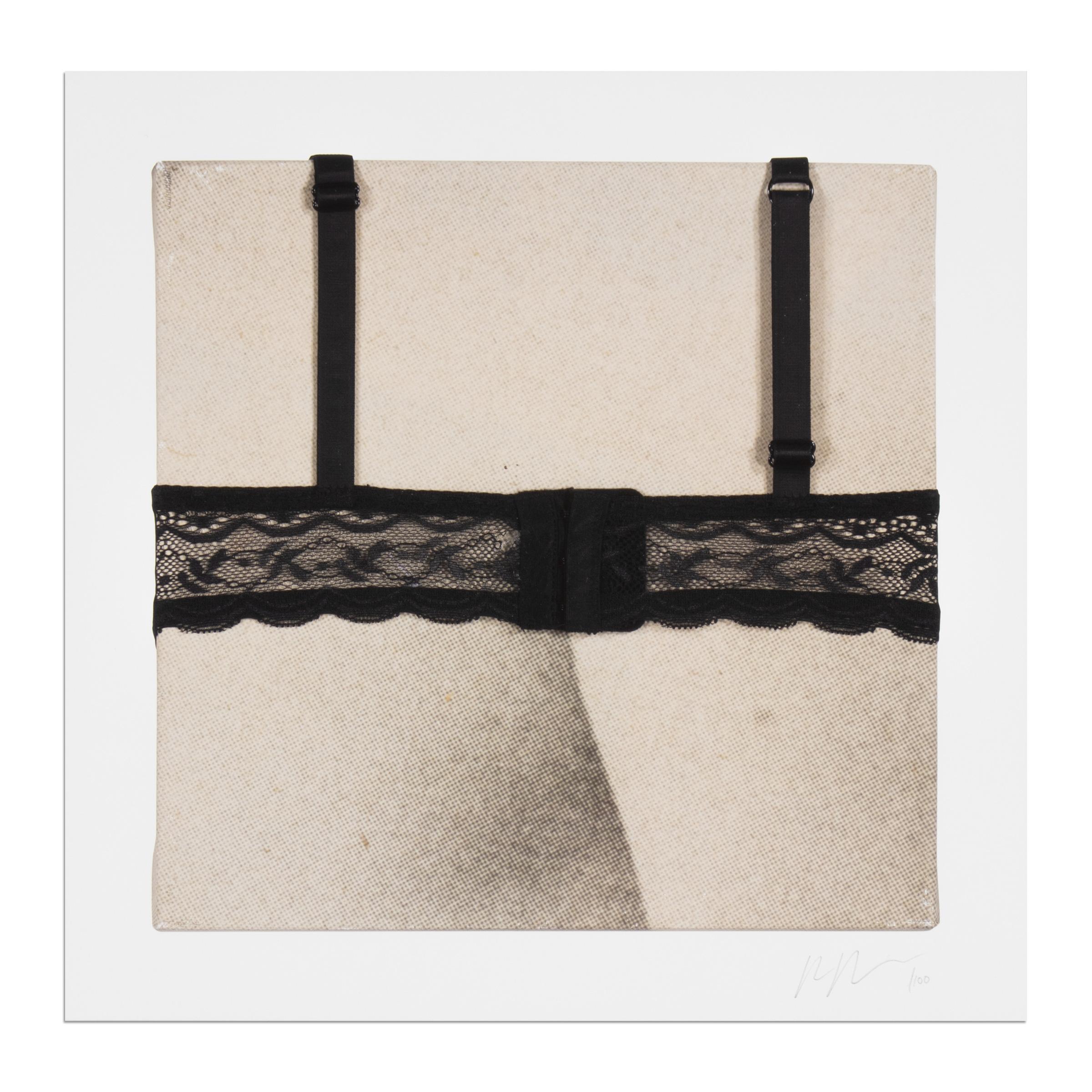 Richard Prince, Reggiseno nero - Stampa firmata