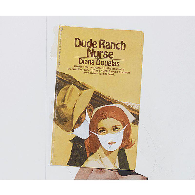 Richard Prince, Dude Ranch Nurse, Lithographie mit Collage, 2008 im Angebot 1