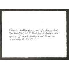 Richard Prince, The Greeting Card Jokes #1: The Fireman, 2011