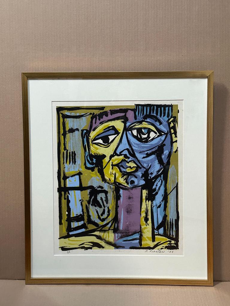 Richard Proctor Cubist Portrait by Richard Proctor 1