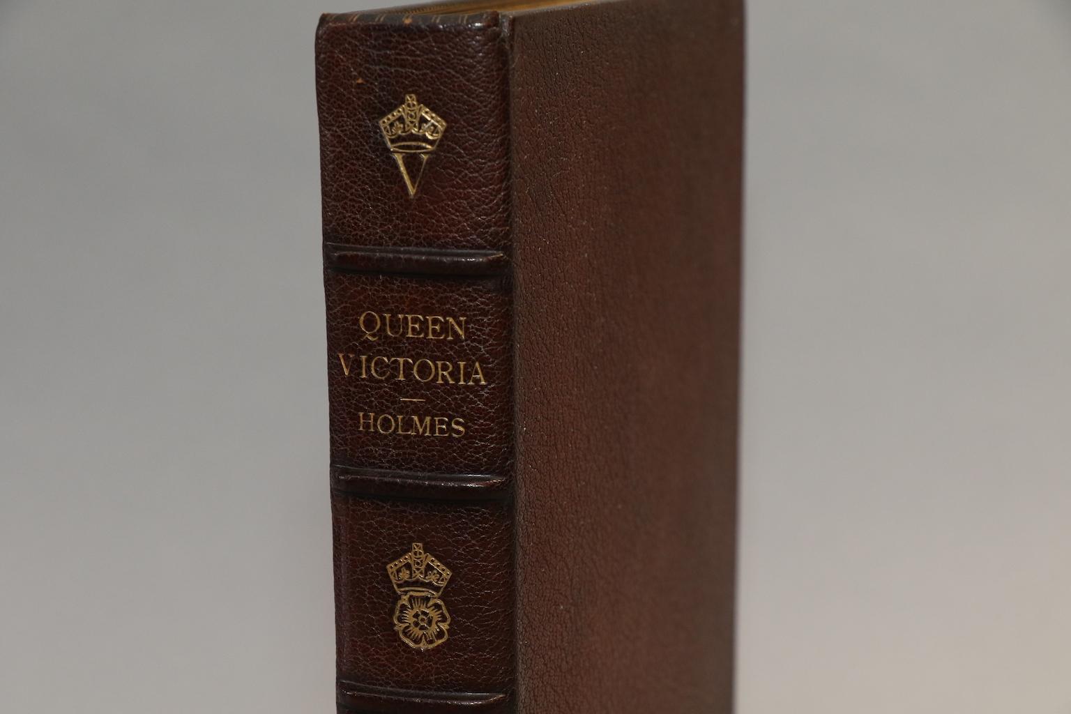 Leatherbound. 1 volume. Folio. Bound in full brown Morocco with top edges gilt, raised bands, and gilt panels. Profusely illustrated throughout, including a colored frontispiece. Very good. Published in London and Paris by Valodon & Co. in