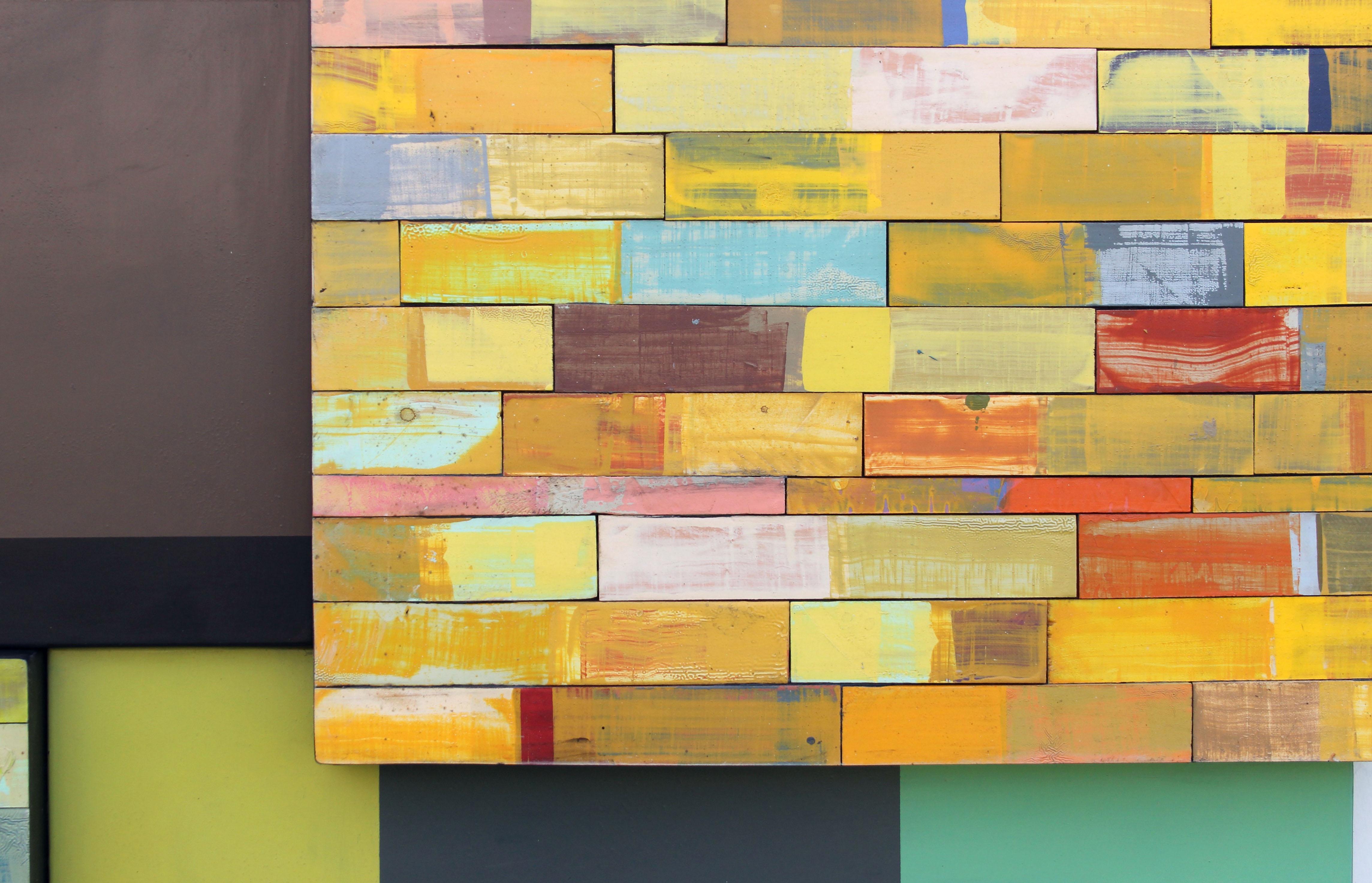 Out West 2 - Abstract Painting Gris de Richard Taylor